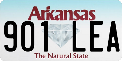 AR license plate 901LEA
