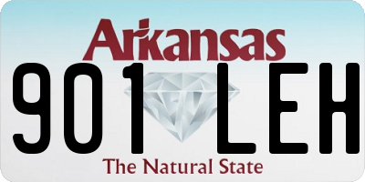 AR license plate 901LEH
