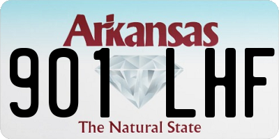 AR license plate 901LHF