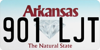 AR license plate 901LJT
