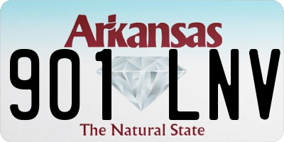 AR license plate 901LNV