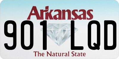 AR license plate 901LQD