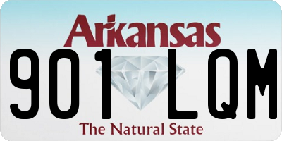 AR license plate 901LQM