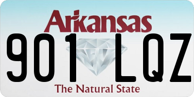 AR license plate 901LQZ