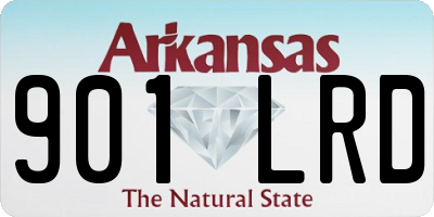 AR license plate 901LRD