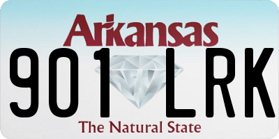 AR license plate 901LRK