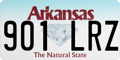 AR license plate 901LRZ