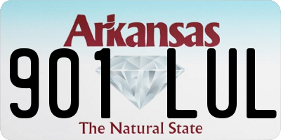 AR license plate 901LUL