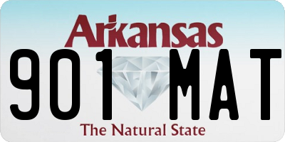 AR license plate 901MAT
