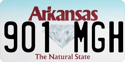 AR license plate 901MGH