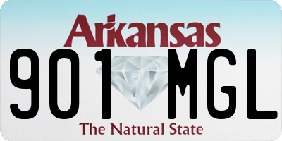 AR license plate 901MGL