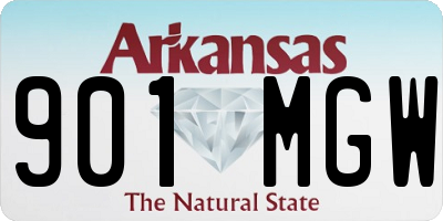 AR license plate 901MGW