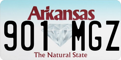 AR license plate 901MGZ