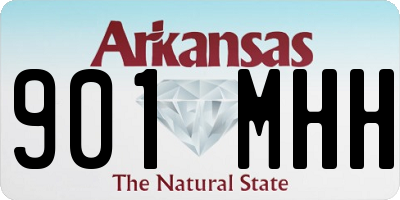 AR license plate 901MHH