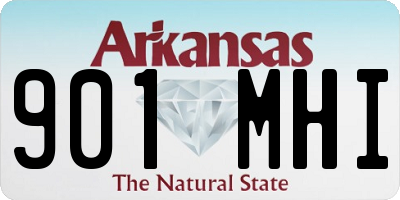 AR license plate 901MHI