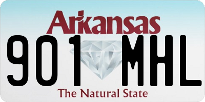 AR license plate 901MHL