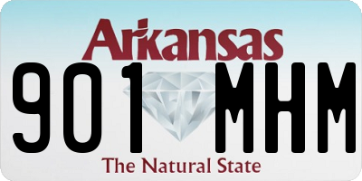 AR license plate 901MHM