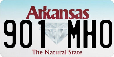 AR license plate 901MHO