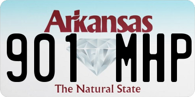 AR license plate 901MHP