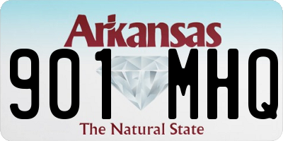 AR license plate 901MHQ
