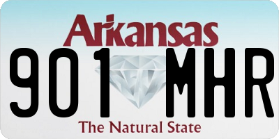 AR license plate 901MHR