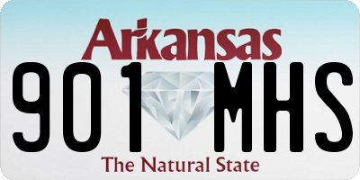 AR license plate 901MHS