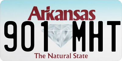 AR license plate 901MHT