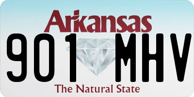 AR license plate 901MHV