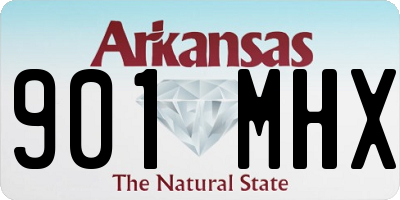 AR license plate 901MHX