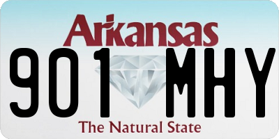 AR license plate 901MHY