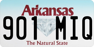 AR license plate 901MIQ