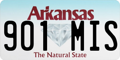 AR license plate 901MIS