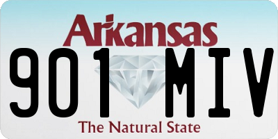 AR license plate 901MIV
