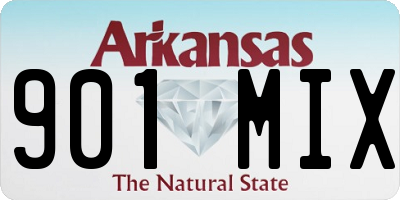 AR license plate 901MIX