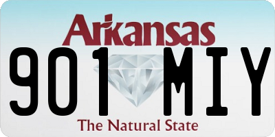 AR license plate 901MIY