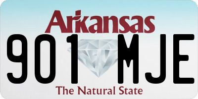 AR license plate 901MJE