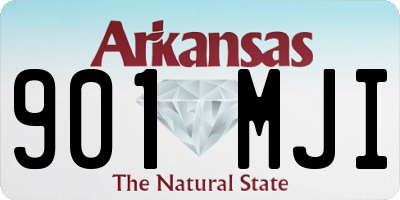 AR license plate 901MJI