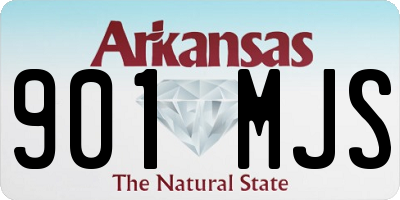 AR license plate 901MJS