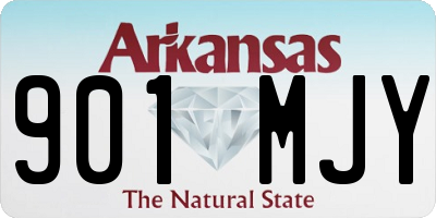 AR license plate 901MJY