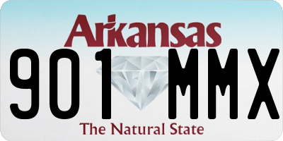 AR license plate 901MMX