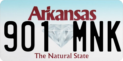 AR license plate 901MNK