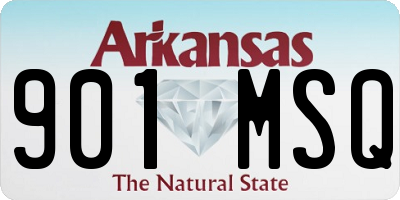 AR license plate 901MSQ