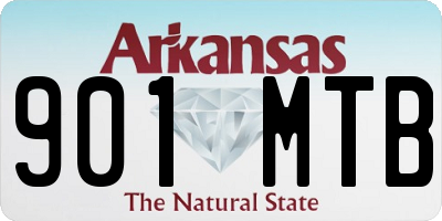 AR license plate 901MTB