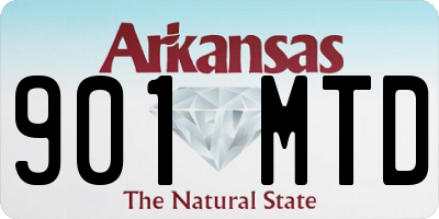 AR license plate 901MTD