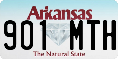 AR license plate 901MTH