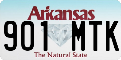 AR license plate 901MTK