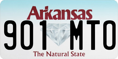 AR license plate 901MTO