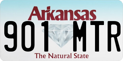 AR license plate 901MTR
