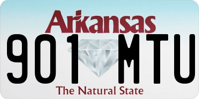 AR license plate 901MTU