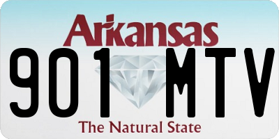 AR license plate 901MTV